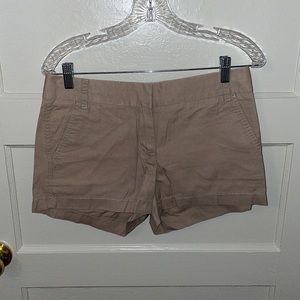 Jcrew khaki shorts 3” inseam